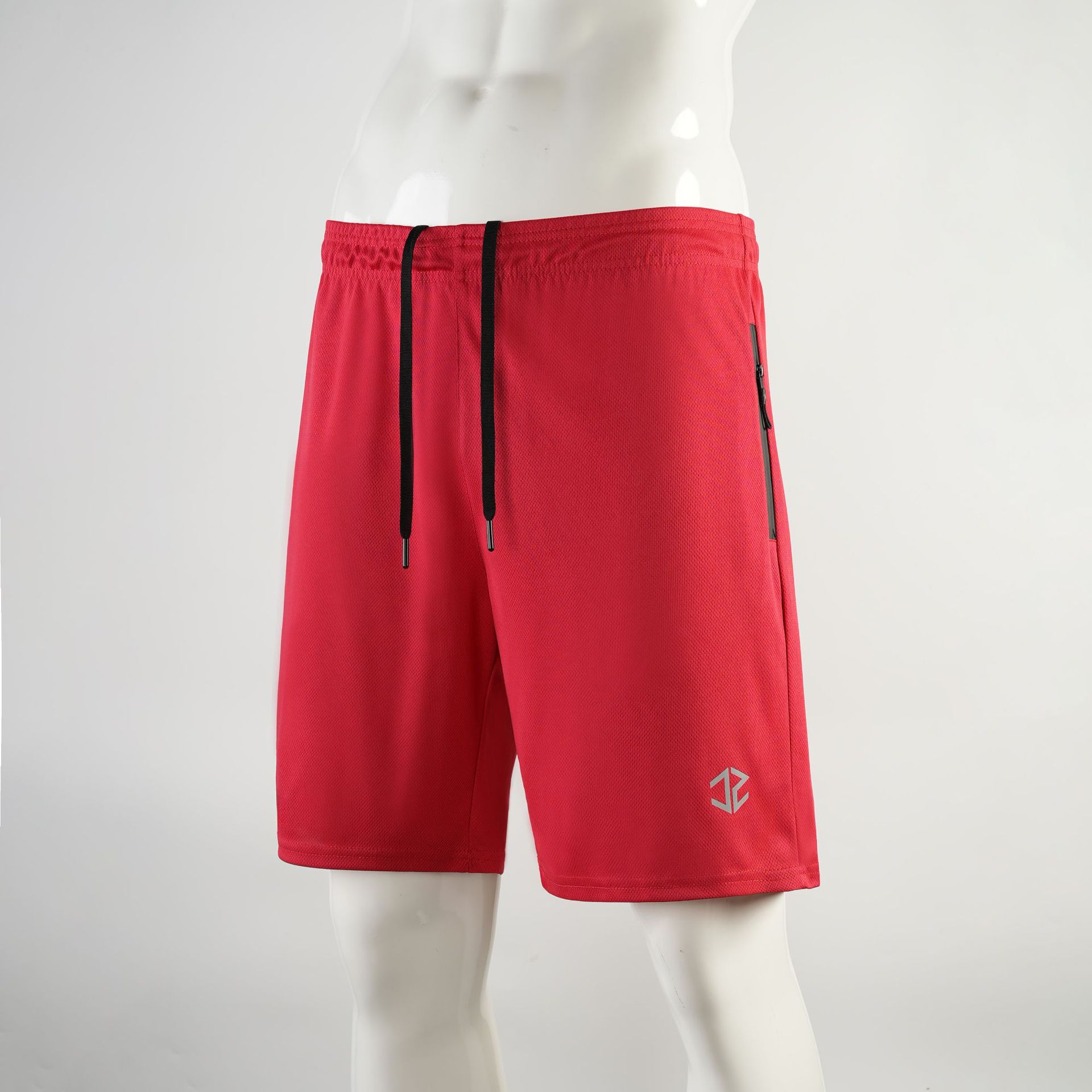 Men's Shorts Fashion Casual Quick-drying Outdoor Training Five-point Zipper Pocket